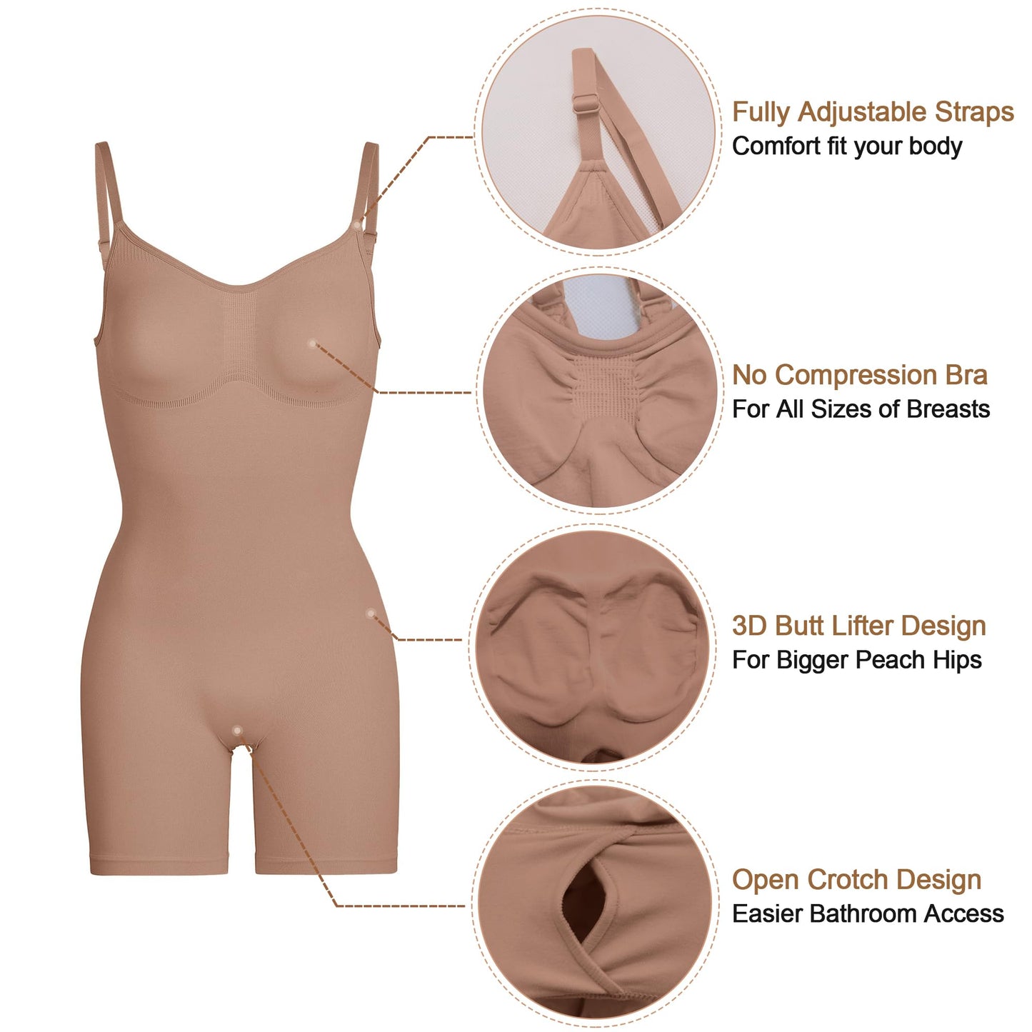 Oh-Shape™ Everyday Sculpt Shapewear Bodysuit