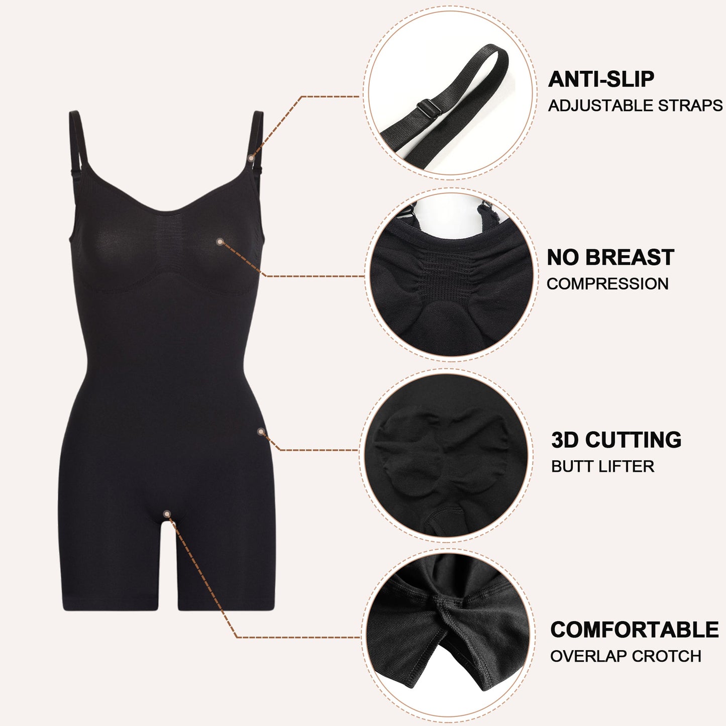 Oh-Shape™ Everyday Sculpt Shapewear Bodysuit