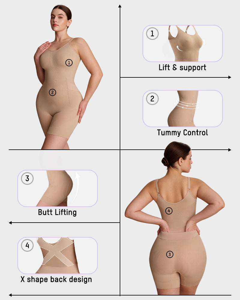 Easy-Slide Sculpt & Lift Bodysuit