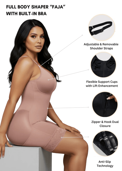 Oh - Shape™ Comfort Sculpt Full Body Faja - Oh - Shape