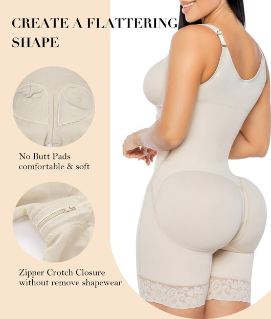 OH - SHAPE™ Comfort Sculpting Faja Bodysuit - Oh - Shape