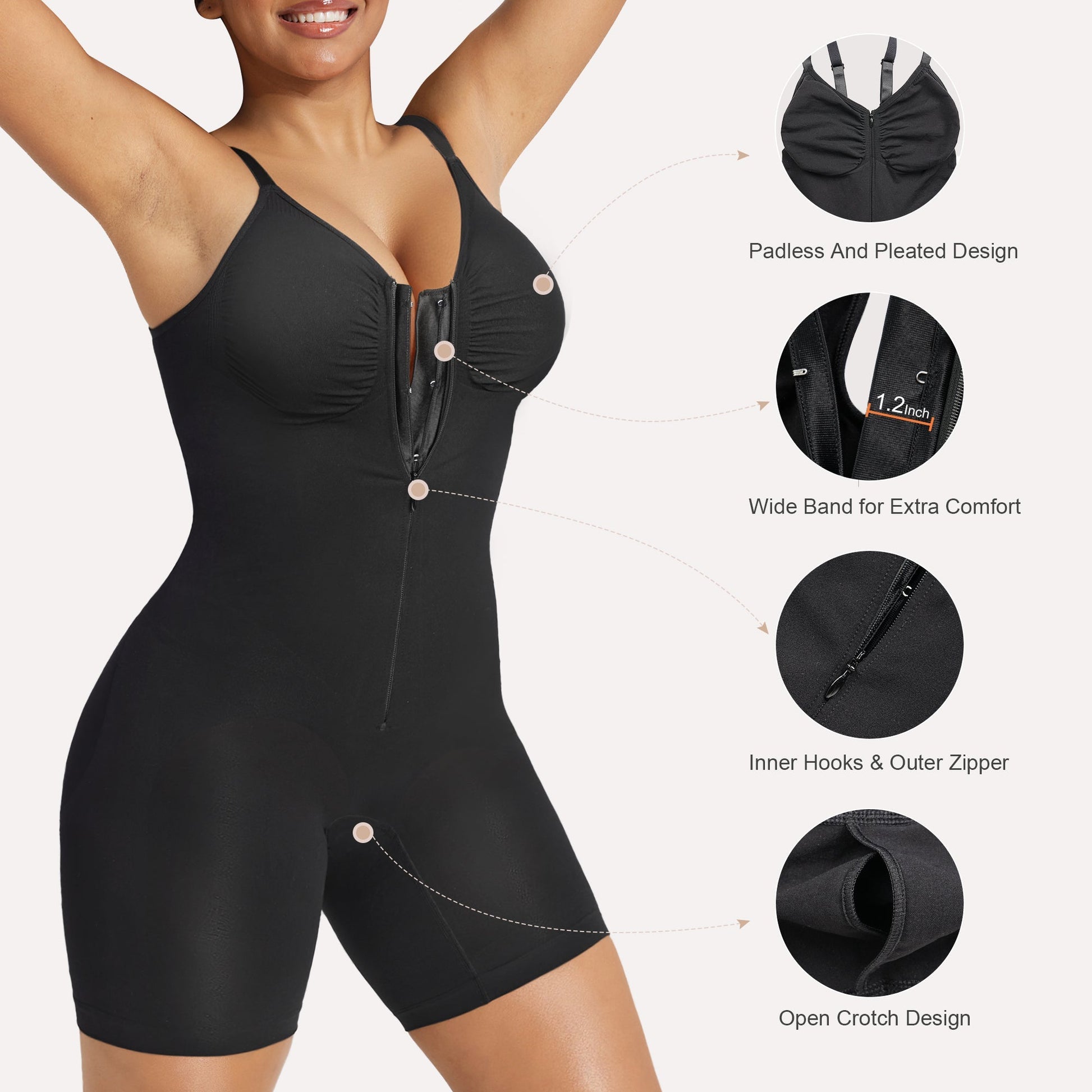Oh - Shape™ Hybrid Power Sculpt Faja Bodysuit - Oh - Shape