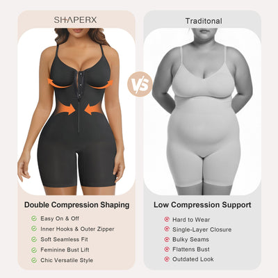 Oh - Shape™ Hybrid Power Sculpt Faja Bodysuit - Oh - Shape
