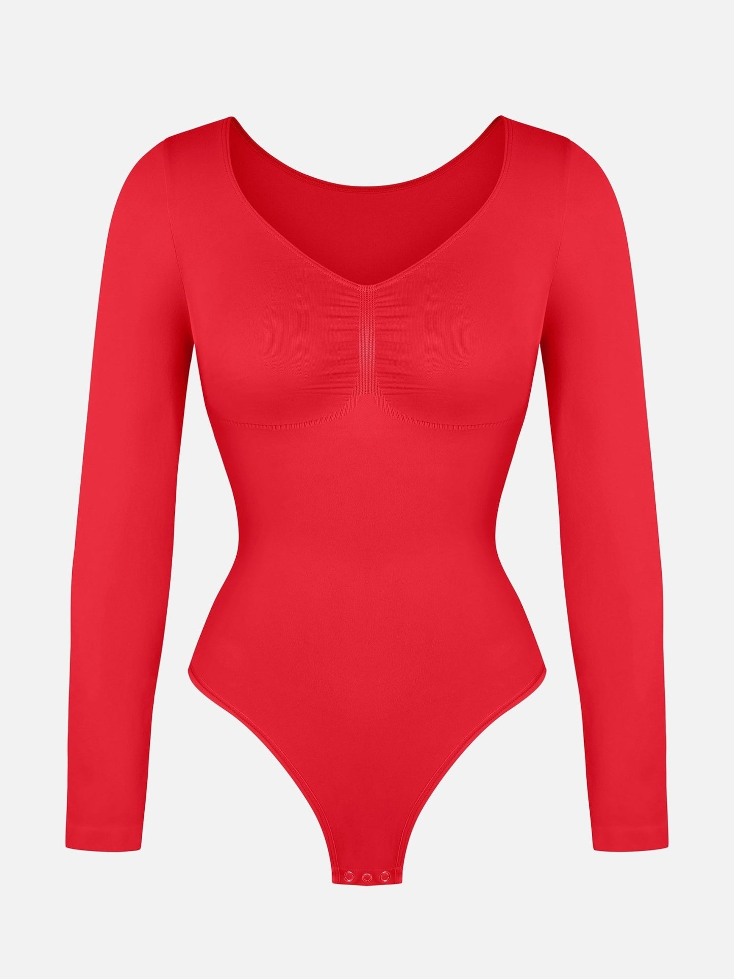 Oh - Shape™ Invisible Sculpt Long Sleeve Thong Bodysuit - Oh - Shape