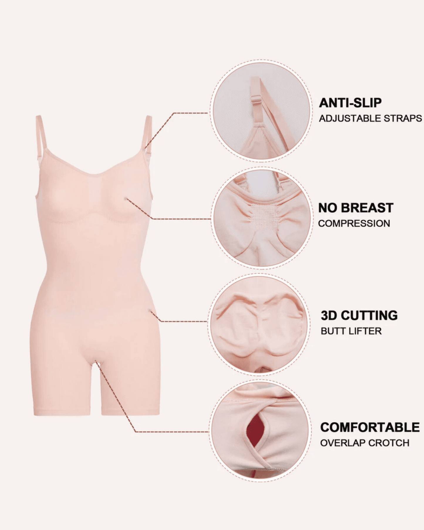 OH - SHAPE™ Lift & Sculpt Adaptive Bodysuit - Oh - Shape
