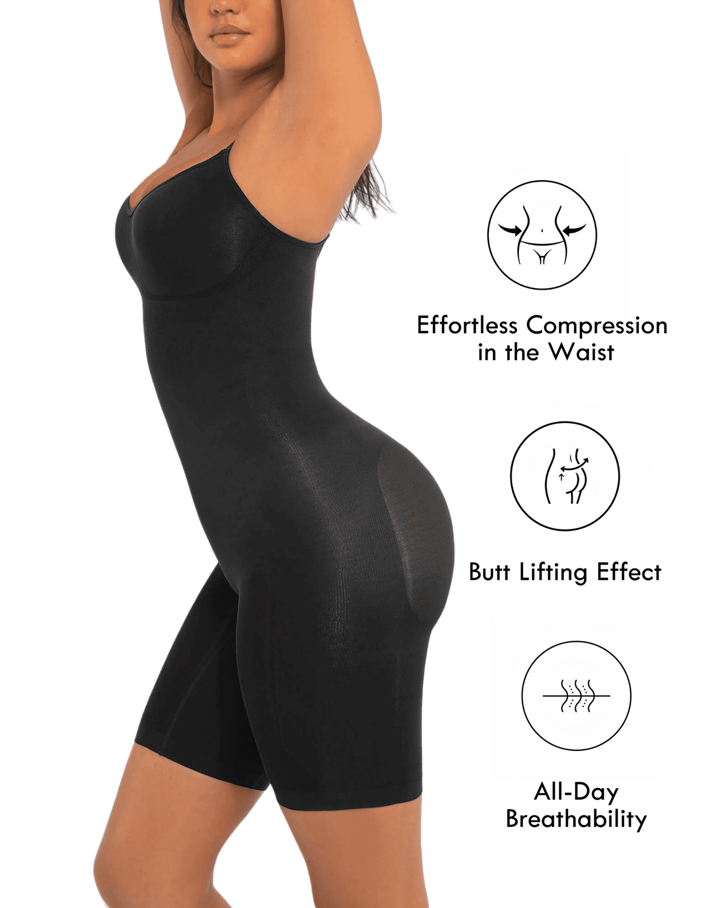 OH - SHAPE™ Lift & Sculpt Adaptive Bodysuit - Oh - Shape