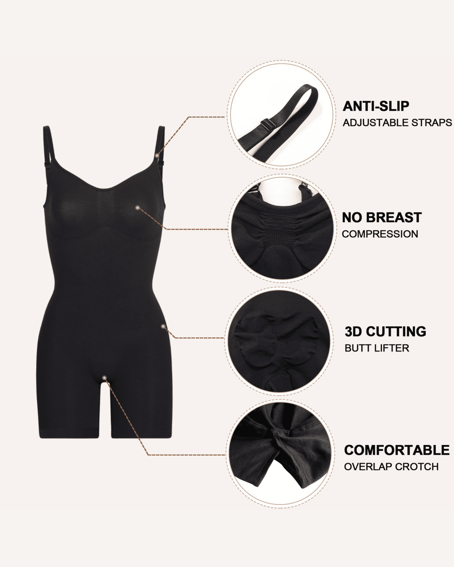 OH - SHAPE™ Lift & Sculpt Adaptive Bodysuit - Oh - Shape