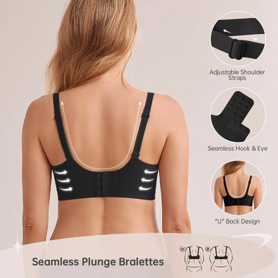 Oh - Shape™ Plunge Lift & Smooth Wirefree Bra - Oh - Shape