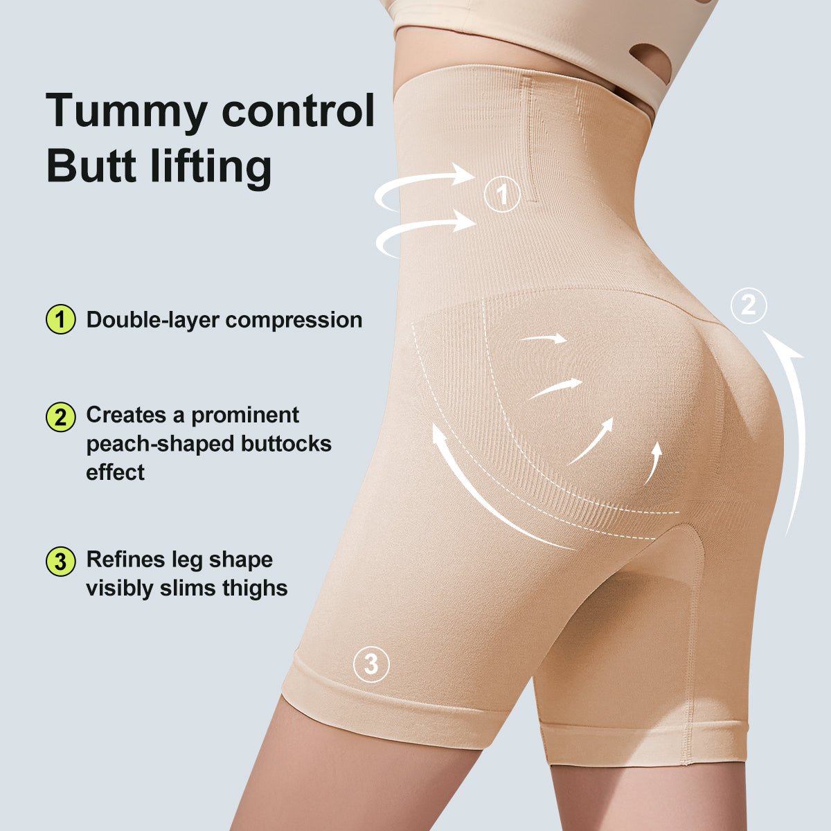 Oh - Shape™ Seamless Tummy Control High - Rise Short - Oh - Shape