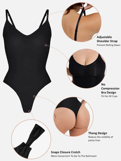Oh - Shape™ Snatched Tank Bodysuit - Oh - Shape