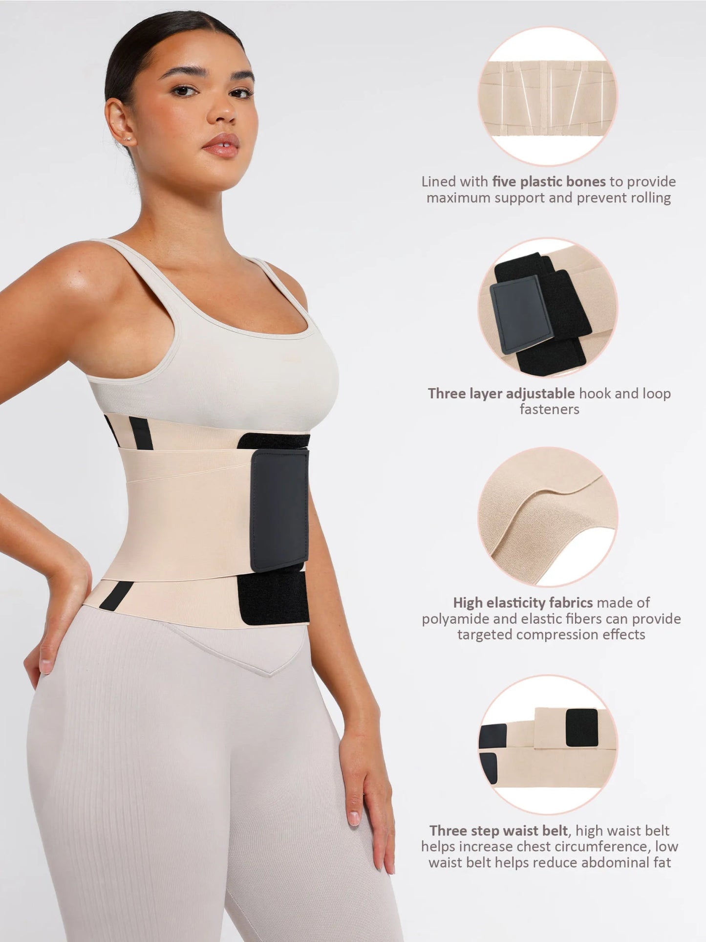 Oh - Shape™ Triple Sculpt Waist Wrap - Oh - Shape