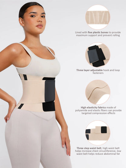 Oh - Shape™ Triple Sculpt Waist Wrap - Oh - Shape