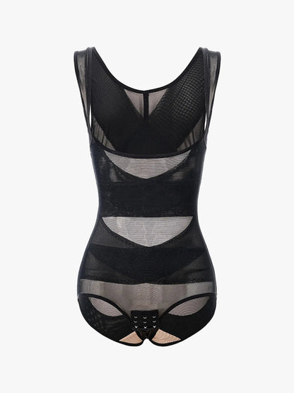 Oh - Shape™ Tummy Sculpt & Lift Mesh Bodysuit - Oh - Shape