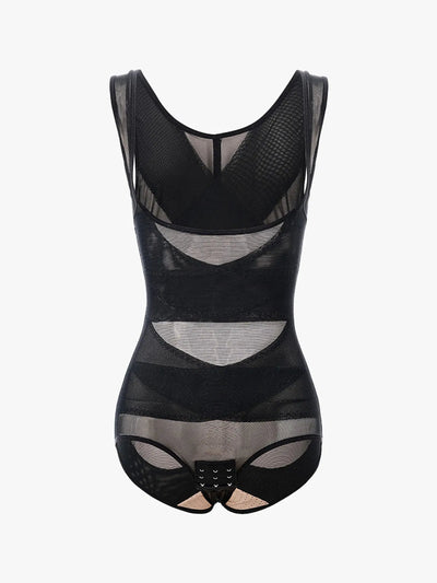 Oh - Shape™ Tummy Sculpt & Lift Mesh Bodysuit - Oh - Shape