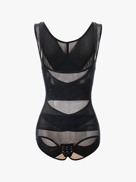 Oh - Shape™ Tummy Sculpt & Lift Mesh Bodysuit - Oh - Shape