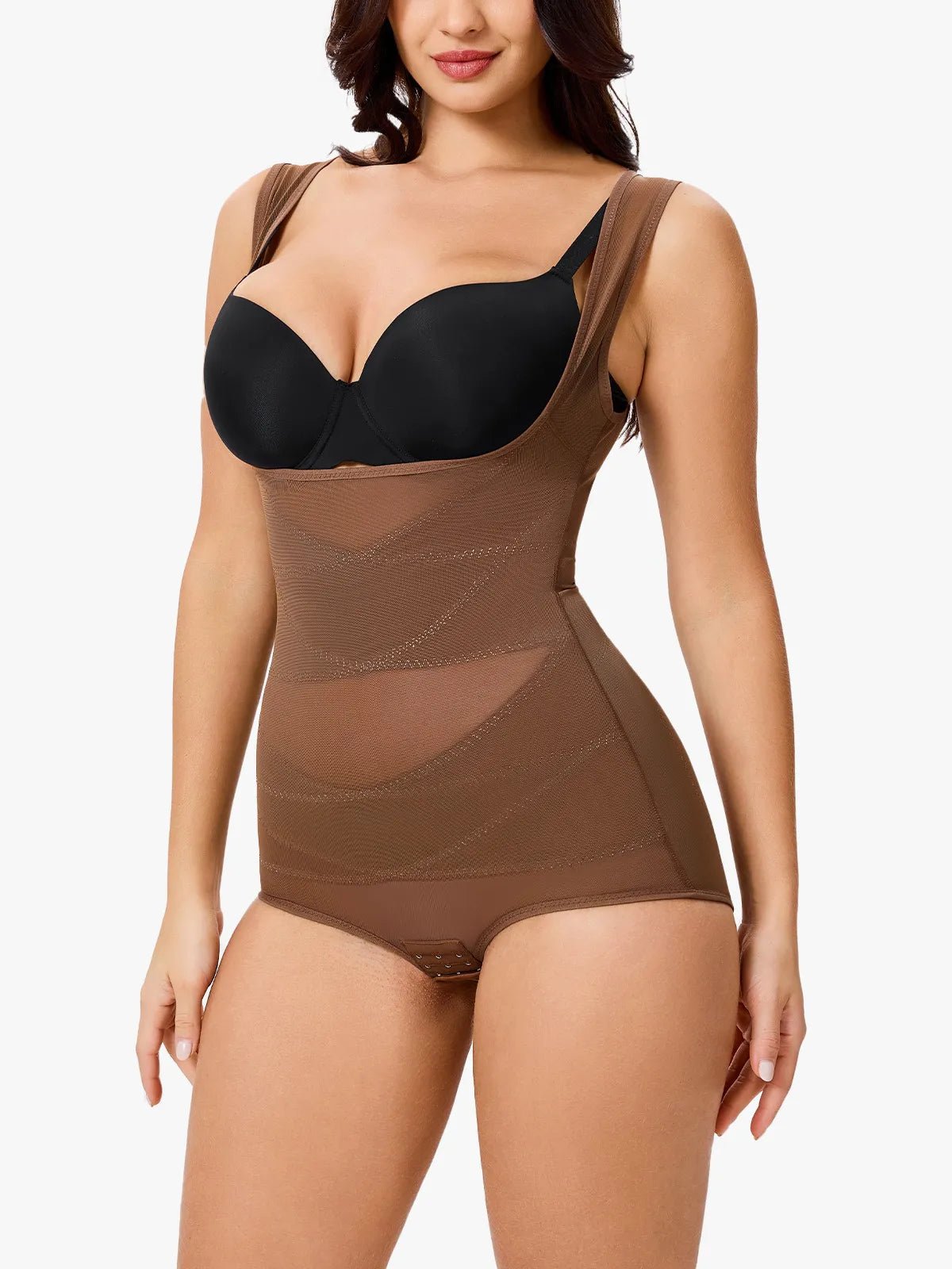 Oh - Shape™ Tummy Sculpt & Lift Mesh Bodysuit - Oh - Shape