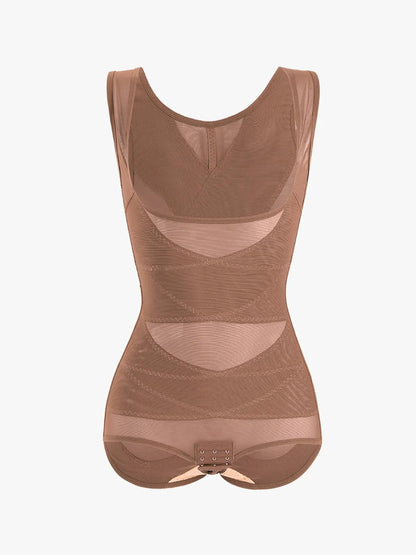Oh - Shape™ Tummy Sculpt & Lift Mesh Bodysuit - Oh - Shape